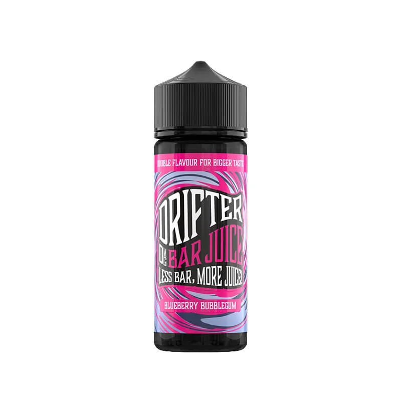Drifter Bar Juice 100ml Shortfill E-Liquid Blueberry Bubblegum – balanced 50/50 VG PG vape juice with bold bar-inspired flavors for smooth satisfaction