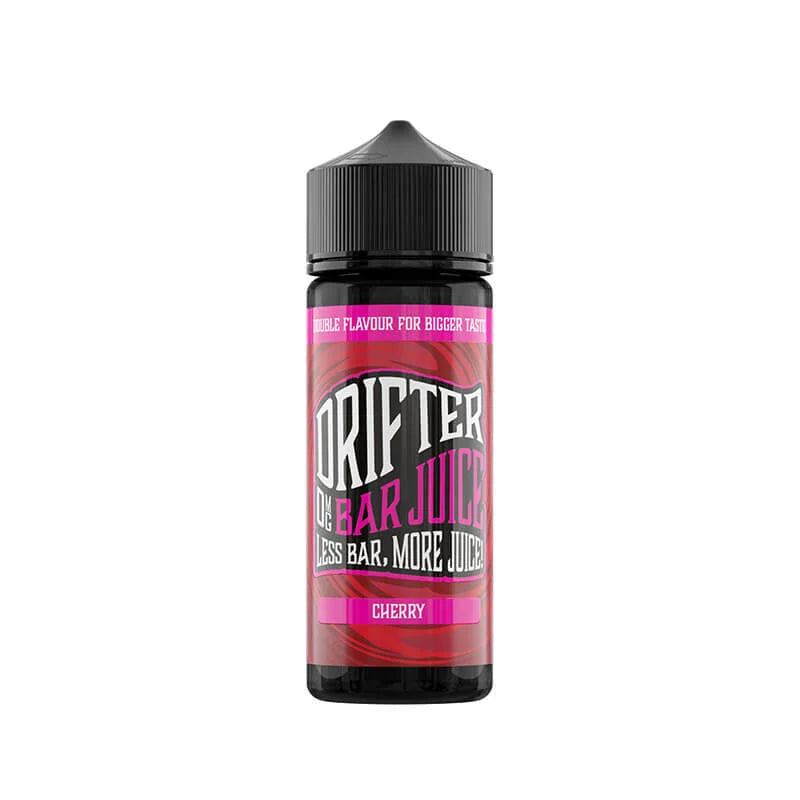 Drifter Bar Juice 100ml Shortfill E-Liquid Cherry – balanced 50/50 VG PG vape juice with bold bar-inspired flavors for smooth satisfaction