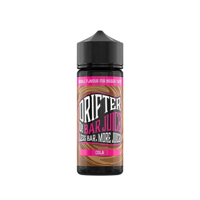Drifter Bar Juice 100ml Shortfill E-Liquid Cola – balanced 50/50 VG PG vape juice with bold bar-inspired flavors for smooth satisfaction