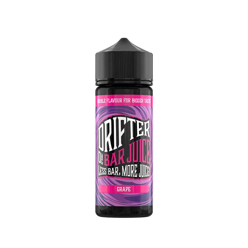 Drifter Bar Juice 100ml Shortfill E-Liquid Grape – balanced 50/50 VG PG vape juice with bold bar-inspired flavors for smooth satisfaction