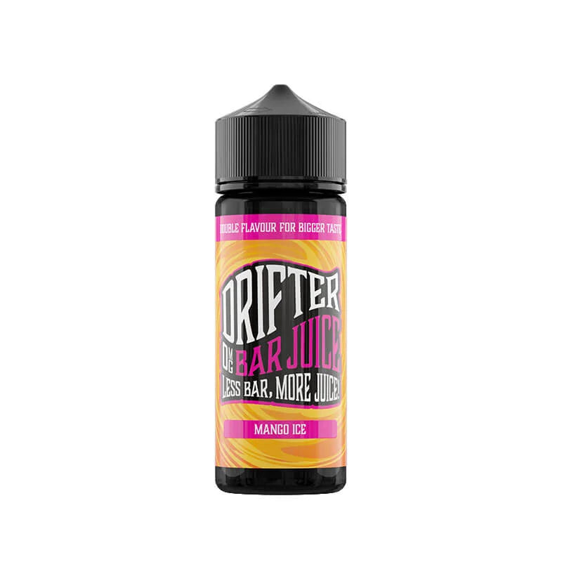 Drifter Bar Juice 100ml Shortfill E-Liquid Mango Ice – balanced 50/50 VG PG vape juice with bold bar-inspired flavors for smooth satisfaction