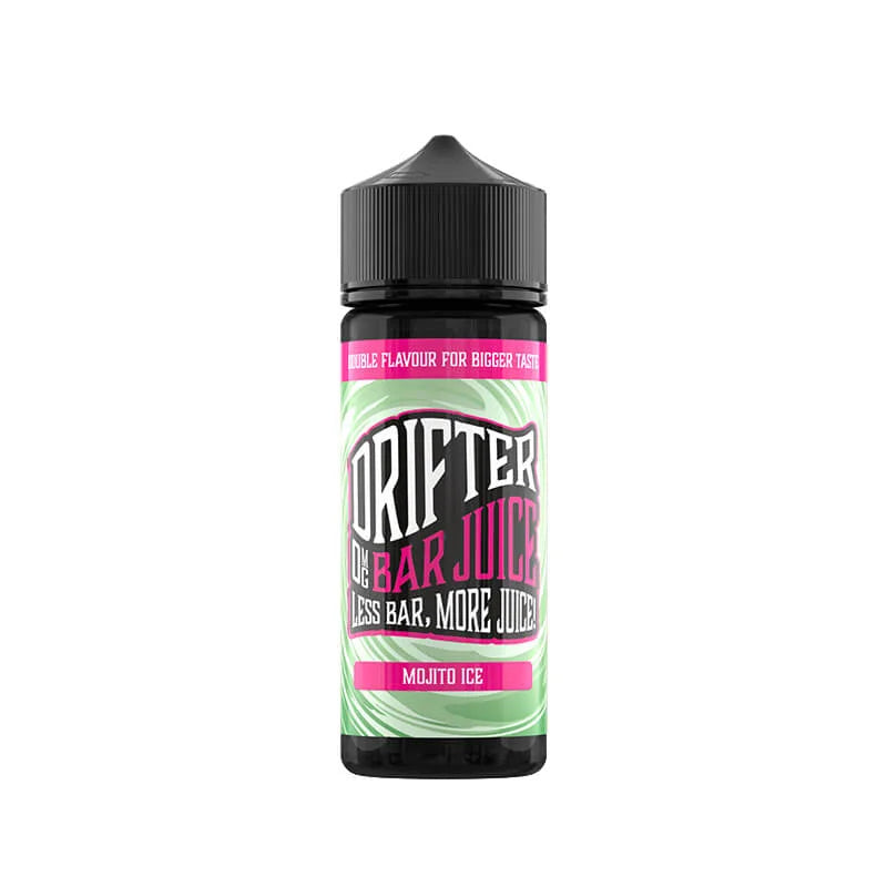 Drifter Bar Juice 100ml Shortfill E-Liquid Mojito Ice – balanced 50/50 VG PG vape juice with bold bar-inspired flavors for smooth satisfaction
