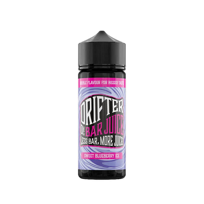 Drifter Bar Juice 100ml Shortfill E-Liquid Sweet Blueberry Ice – balanced 50/50 VG PG vape juice with bold bar-inspired flavors for smooth satisfaction