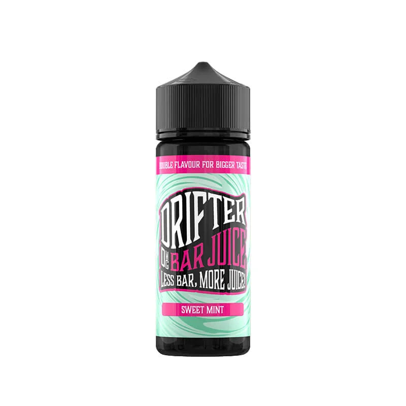 Drifter Bar Juice 100ml Shortfill E-Liquid Sweet Mint – balanced 50/50 VG PG vape juice with bold bar-inspired flavors for smooth satisfaction