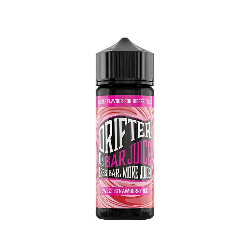 Drifter Bar Juice 100ml Shortfill E-Liquid Sweet Strawberry Ice – balanced 50/50 VG PG vape juice with bold bar-inspired flavors for smooth satisfaction