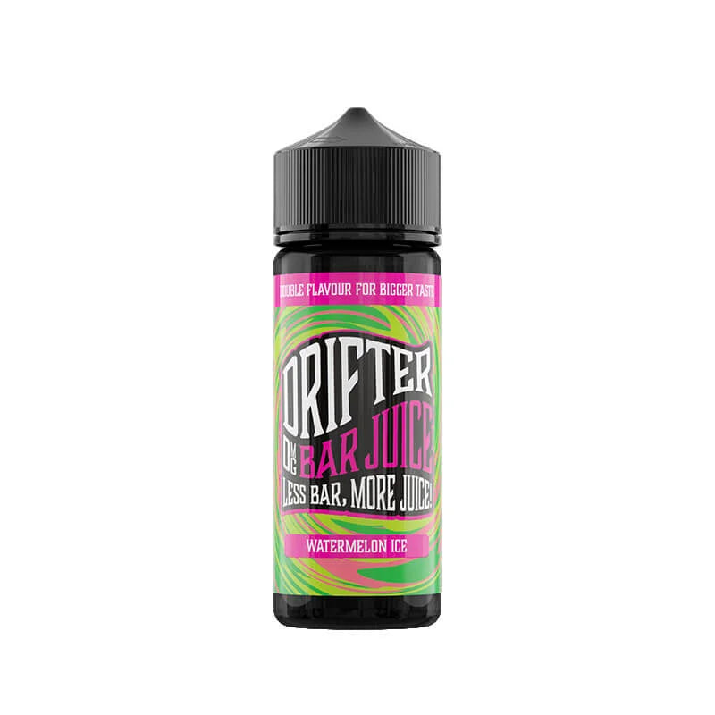 Drifter Bar Juice 100ml Shortfill E-Liquid Watermelon Ice – balanced 50/50 VG PG vape juice with bold bar-inspired flavors for smooth satisfaction
