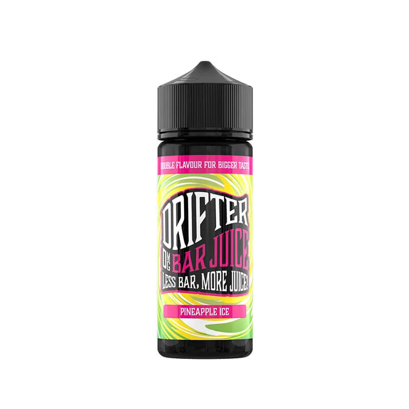 Drifter Bar Juice 100ml Shortfill E-Liquid Pineapple Ice – balanced 50/50 VG PG vape juice with bold bar-inspired flavors for smooth satisfaction