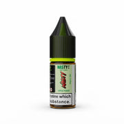 Nasty Liq Apple Peach Nic Salt Vape Juice in Apple Peach Flavor – sleek 10 ml bottle featuring a crisp apple and juicy peach blend with smooth nicotine salts, ideal for pod-system vaping and easy dropper filling.