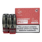 Load image into Gallery viewer, Elf Bar Mate P1 prefilled pod in Strawberry flavor, offering a sweet and juicy berry taste, designed for use with the Elf Bar Mate device for a smooth and fruity vaping experience
