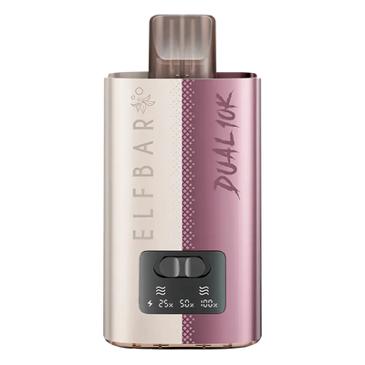 Elf Bar Dual 10K Prefilled Vape Kit in Exotic Edition – dual-flavor vape device with up to 10,000 puffs and a tropical blend of bold, fruity flavors.