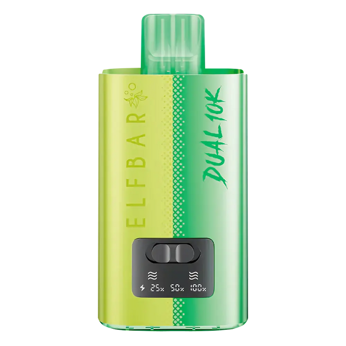 Elf Bar Dual 10K Prefilled Vape Kit in Lemon Edition – dual-flavor vape device with up to 10,000 puffs and a tropical blend of bold, fruity flavors.