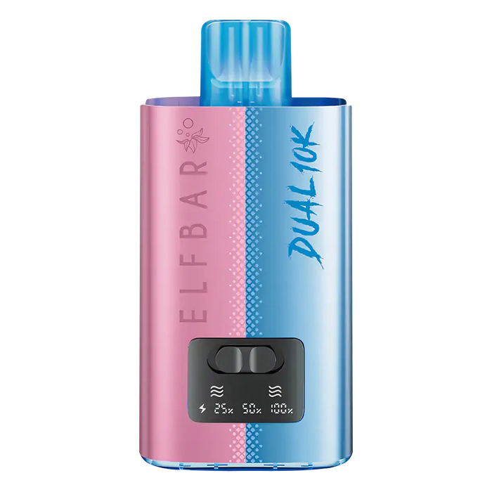 Elf Bar Dual 10K Prefilled Vape Kit in Shisha Edition – dual-flavor vape device with up to 10,000 puffs and a tropical blend of bold, fruity flavors.