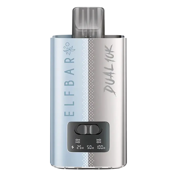 Elf Bar Dual 10K Prefilled Vape Kit in Tobacco Edition – dual-flavor vape device with up to 10,000 puffs and a tropical blend of bold, fruity flavors.