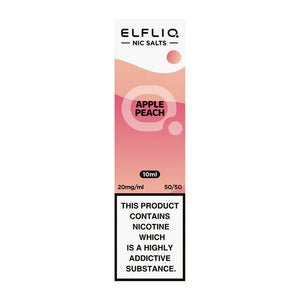 Elf Bar ElfLiq Apple Peach Nic Salt Vape Juice 10ml