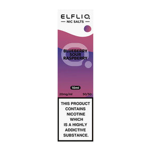 Elf Bar ElfLiq Blueberry Sour Raspberry Nic Salt Vape juice