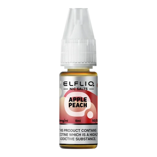Elf Bar Elfliq Nic Salt Vape Juice 10ml Apple Peach – smooth, flavorful e-liquid crafted for perfect nicotine satisfaction