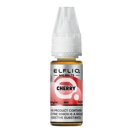 Elf Bar Elfliq Nic Salt Vape Juice 10ml Cherry – smooth, flavorful e-liquid crafted for perfect nicotine satisfaction