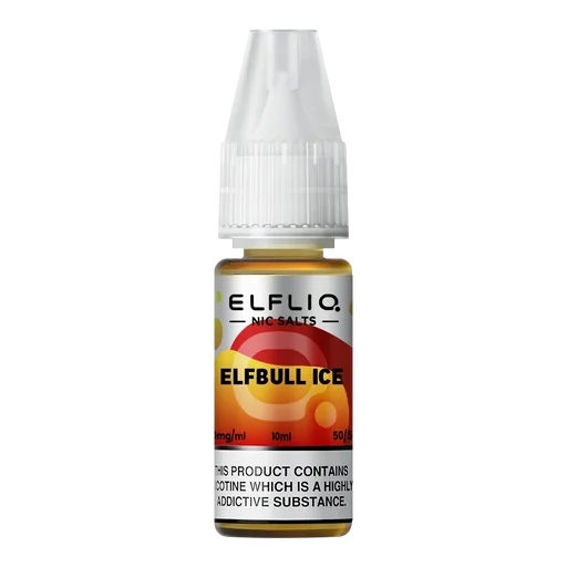 Elf Bar Elfliq Nic Salt Vape Juice 10ml Elfbull Ice – smooth, flavorful e-liquid crafted for perfect nicotine satisfaction