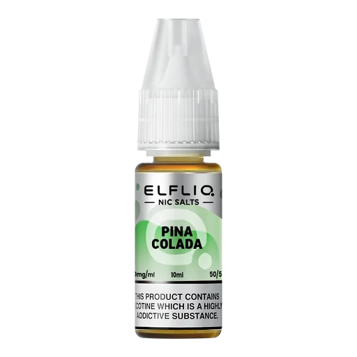 Elf Bar Elfliq Nic Salt Vape Juice 10ml Pina Colada – smooth, flavorful e-liquid crafted for perfect nicotine satisfaction