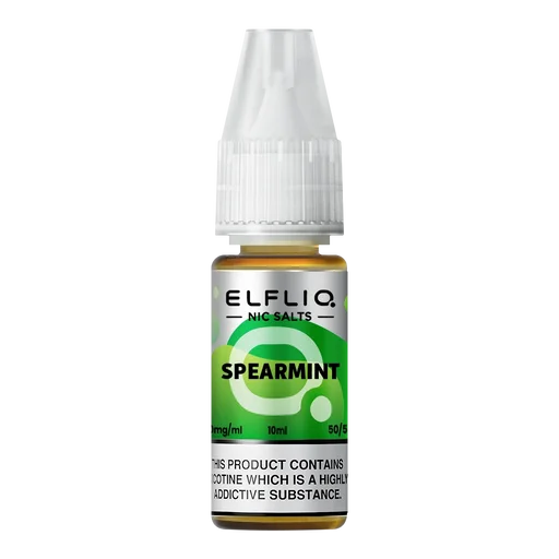 Elf Bar Elfliq Nic Salt Vape Juice 10ml Spearmint – smooth, flavorful e-liquid crafted for perfect nicotine satisfaction