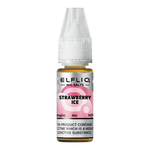 Load image into Gallery viewer, Pack of ten 10ml bottles of Elf Bar Nic Salt E-Liquid in Strawberry Ice flavor, smooth nic salt formulation for a satisfying throat hit, ideal for refillable pod kits, available in 10mg and 20mg strengths.
