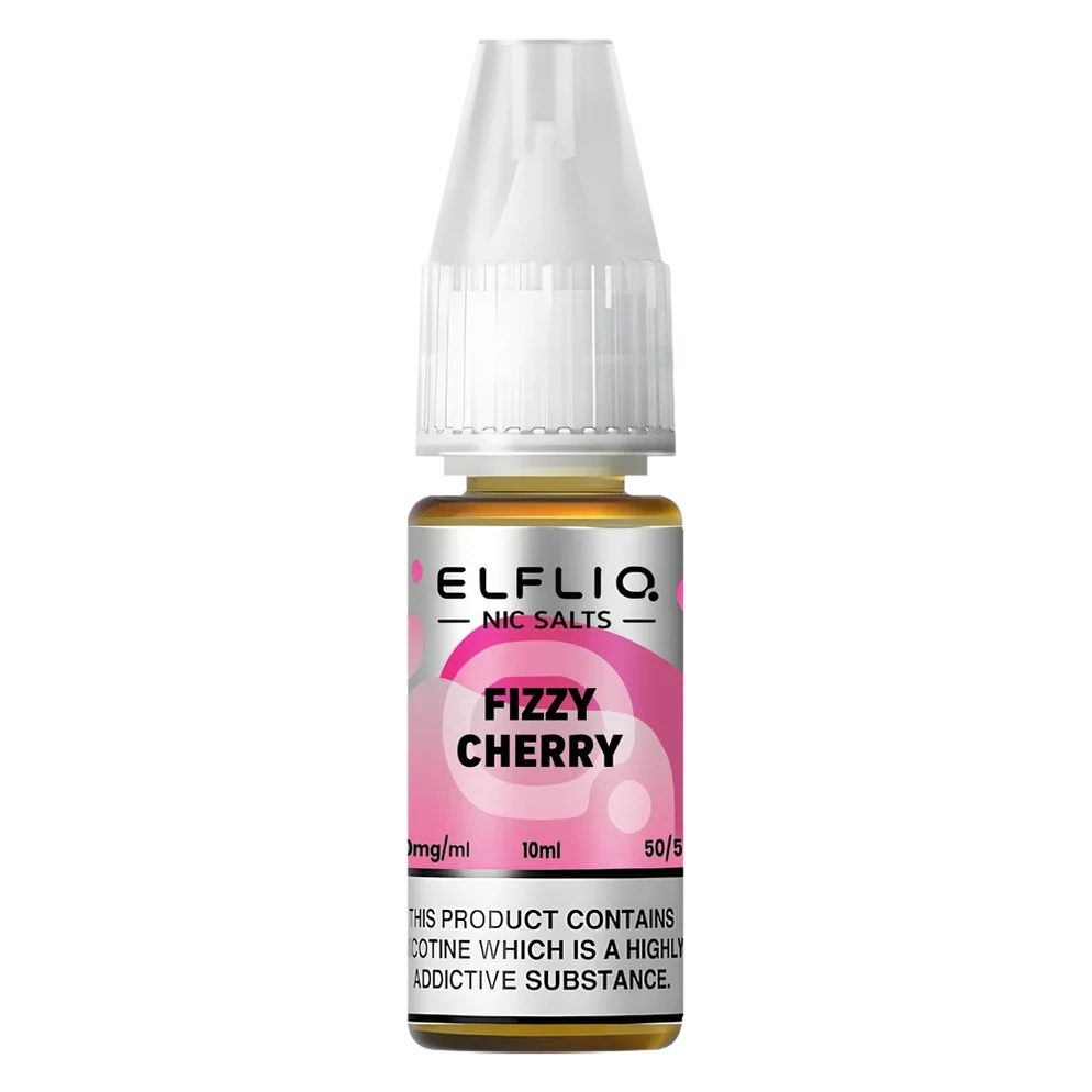 Elf Bar Elfliq Nic Salt Vape Juice 10ml fizzy cherry – smooth, flavorful e-liquid crafted for perfect nicotine satisfaction