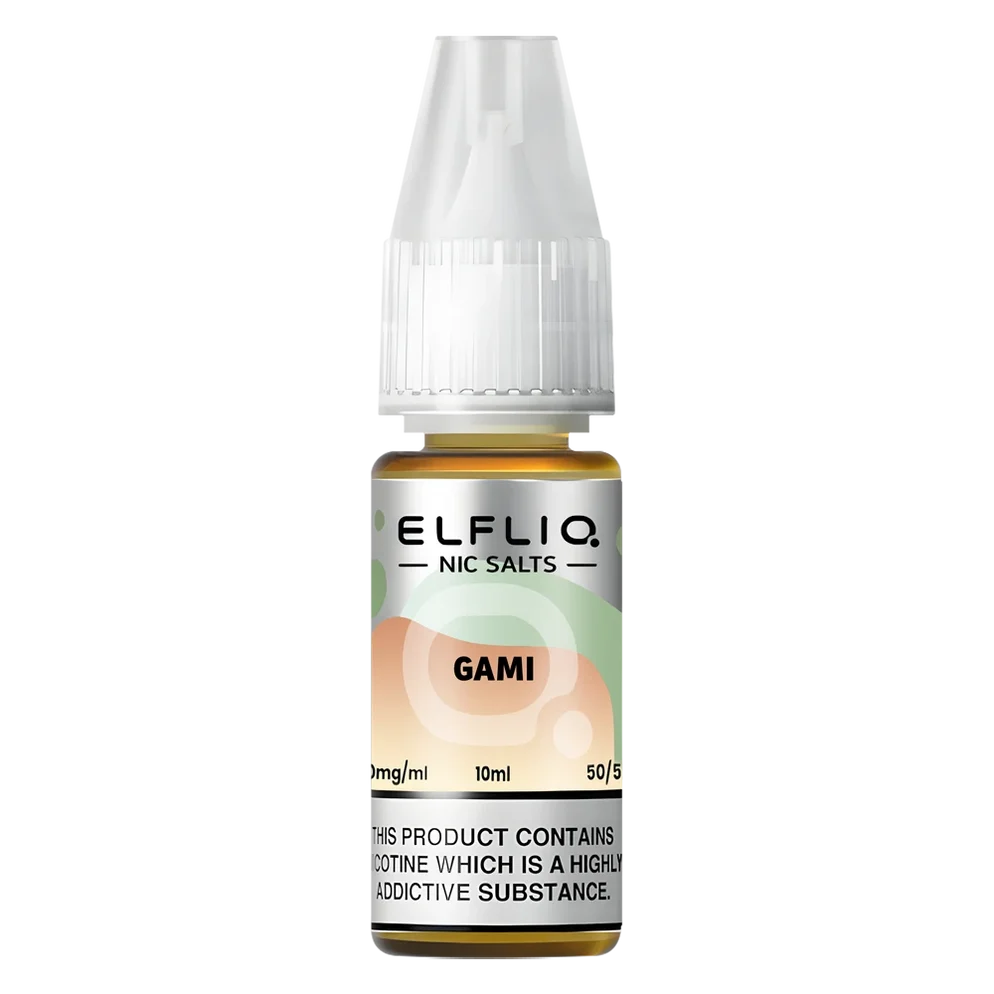 Elf Bar Elfliq Nic Salt Vape Juice 10ml Gami – smooth, flavorful e-liquid crafted for perfect nicotine satisfaction