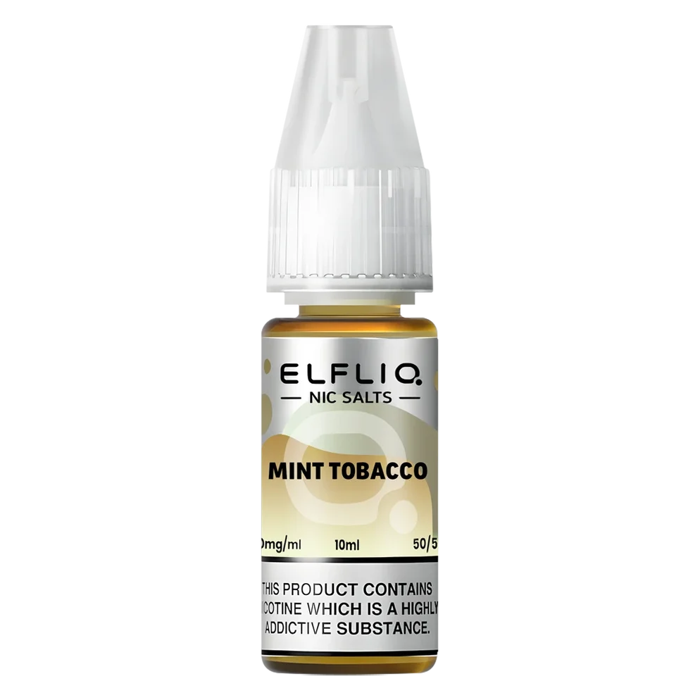Elf Bar Elfliq Nic Salt Vape Juice 10ml mint tobacco – smooth, flavorful e-liquid crafted for perfect nicotine satisfaction
