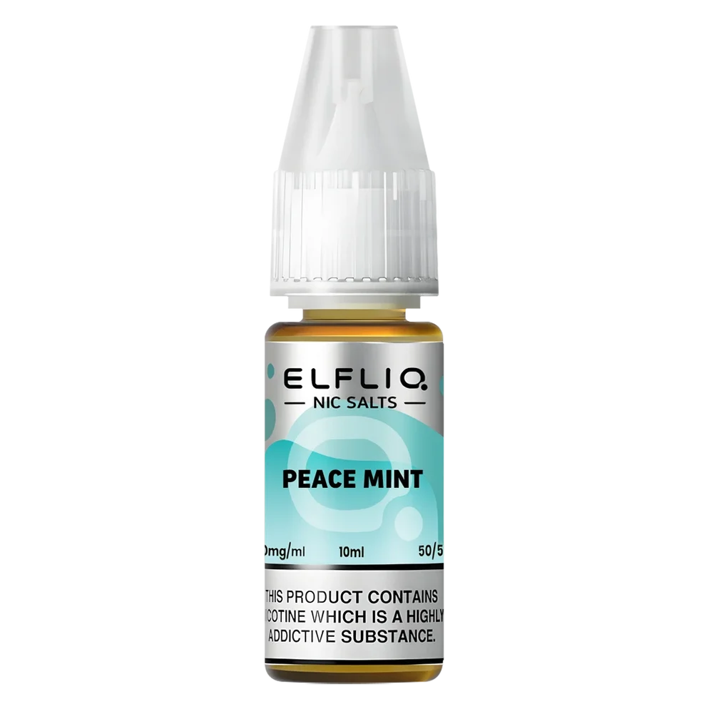 Elf Bar Elfliq Nic Salt Vape Juice 10ml peace mint – smooth, flavorful e-liquid crafted for perfect nicotine satisfaction