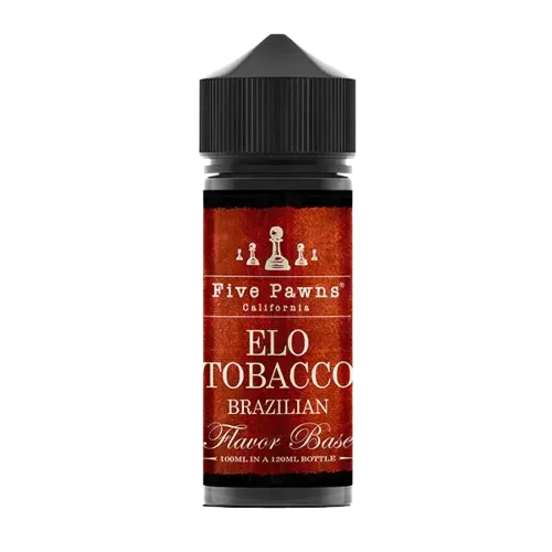 Five Pawns 100ml E-Liquid Elo Tobacco – premium handcrafted vape juice with complex flavors and smooth 50/50 VG PG blend