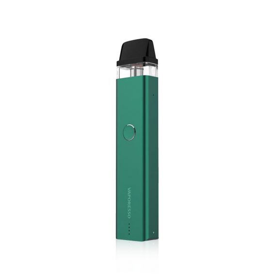 Vaporesso XROS 2 Pod Vape Kit in Forest Green – sleek and slim pod system with a 1000mAh battery, adjustable airflow, and SSS leak-resistant design for a smooth and customizable MTL vaping experience.