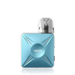 Load image into Gallery viewer, Aspire Cyber X Vape Pod Kit in Frost Blue – futuristic and compact pod system with a side-fire button, adjustable airflow, and mesh coil technology for smooth, flavorful vaping.
