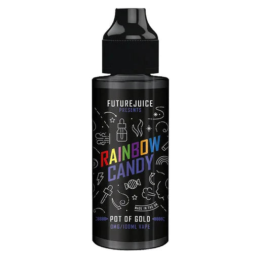 Future Juice Shortfill E-Liquid 100ml Rainbow Candy – premium vape juice with bold flavors and smooth 70/30 VG PG blend