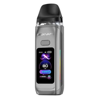 GeekVape Digi Max Pod Kit in Gunmetal Grey – modern vape device with a sleek grey finish, smart display, and powerful, customizable performance.