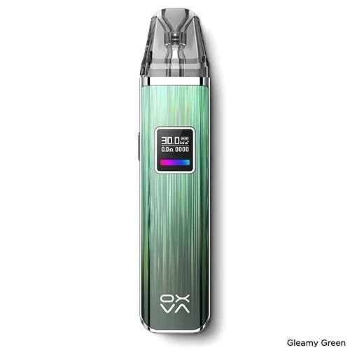 Oxva Xlim Pro Pod Vape Kit in Gleamy Green – premium pod device with an adjustable wattage, OLED display, and precise airflow control for a tailored vaping experience.