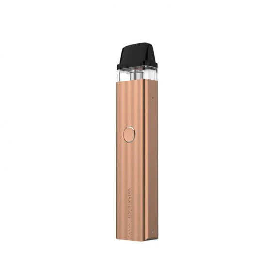 Vaporesso XROS 2 Pod Vape Kit in Luxurious Gold – vibrant and sleek pod device with a colorful gradient finish, dual activation modes, and consistent flavor with COREX coil technology.
