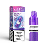 Elf Bar Plus 12 Prefilled Pod & Refill in grape – rechargeable vape with a 2ml prefilled pod, 8ml refill container, and 0.8Ω QUAQ mesh coil.