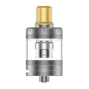 Innokin Zenith Minimal Tank in Gunmetal Grey – 2ml TPD-compliant vape tank designed for smooth MTL vaping with easy top-fill system.