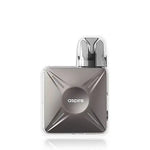 Load image into Gallery viewer, Aspire Cyber X Vape Pod Kit in Gunmetal – futuristic and compact pod system with a side-fire button, adjustable airflow, and mesh coil technology for smooth, flavorful vaping.
