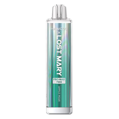 HAWCOS x Lost Mary Pro Max 7000 Apple Pear prefilled pod kit with high-capacity rechargeable device