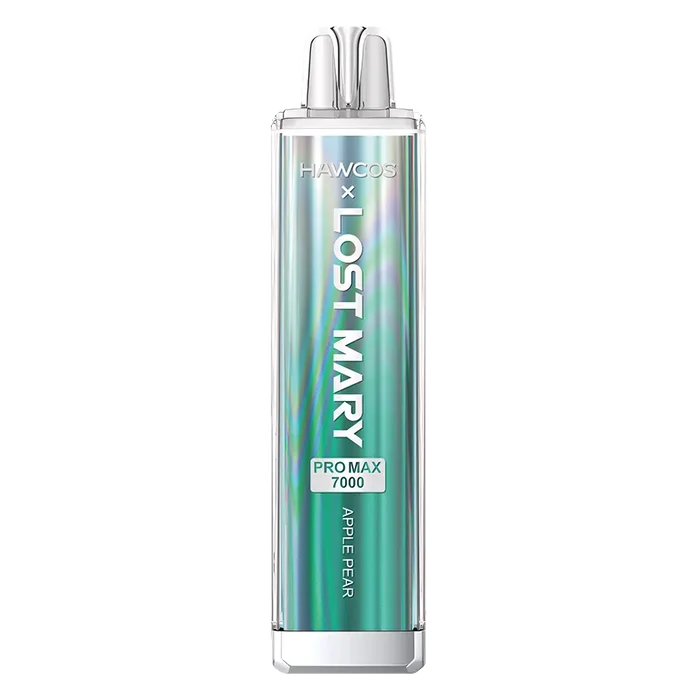 HAWCOS x Lost Mary Pro Max 7000 Apple Pear prefilled pod kit with high-capacity rechargeable device
