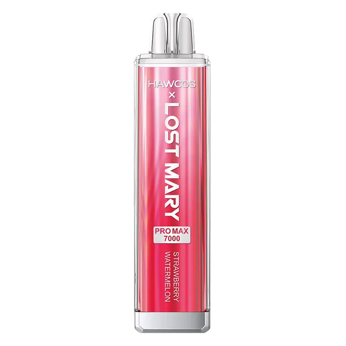 HAWCOS x Lost Mary Pro Max 7000 Strawberry Watermelon prefilled pod kit with high-capacity rechargeable device