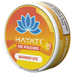 Load image into Gallery viewer, Nicotine Pouches by Hayati in Mango Ice – tobacco-free nicotine pouches for discreet and convenient use.
