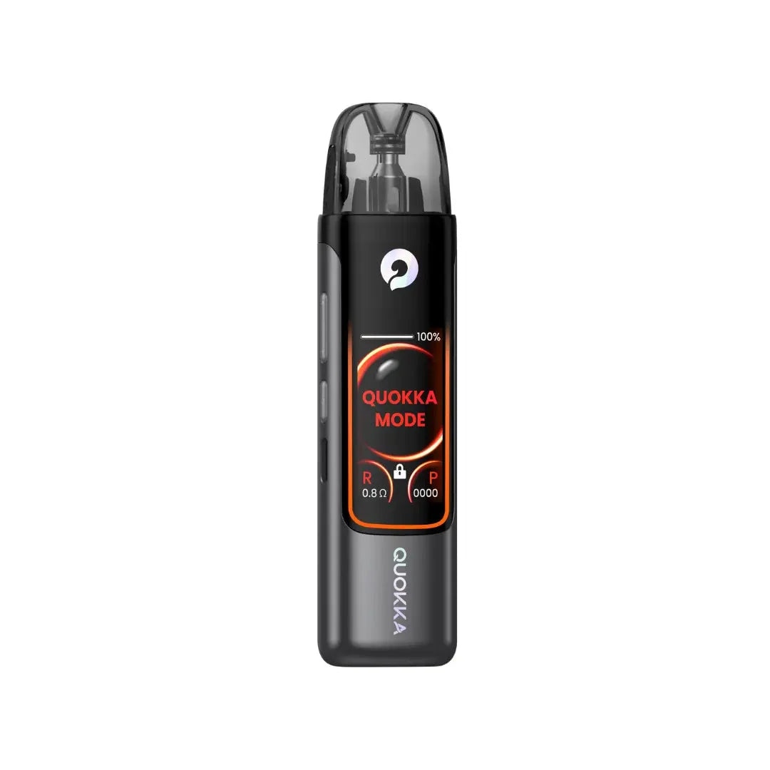 Hayati Quokka Pro Pod Kit in Opal Grey – sleek rechargeable pod vape device with refillable pods and long-lasting performance.