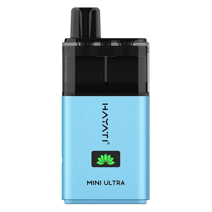 Hayati Mini Ultra 1500 Blue Sour Raspberry disposable-style prefilled pod vape kit for smooth flavour and long-lasting use