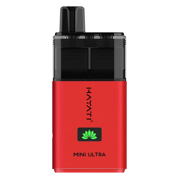 Hayati Mini Ultra 1500 Cherry Berry disposable-style prefilled pod vape kit for smooth flavour and long-lasting use