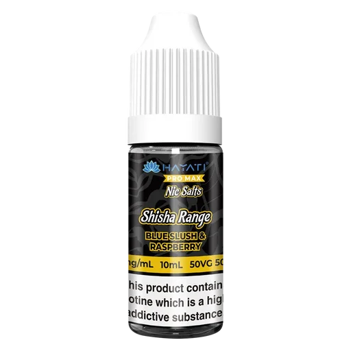 Hayati Pro Max Shisha Blue Slush & Raspberry flavour 10ml nic salt vape juice for MTL devices