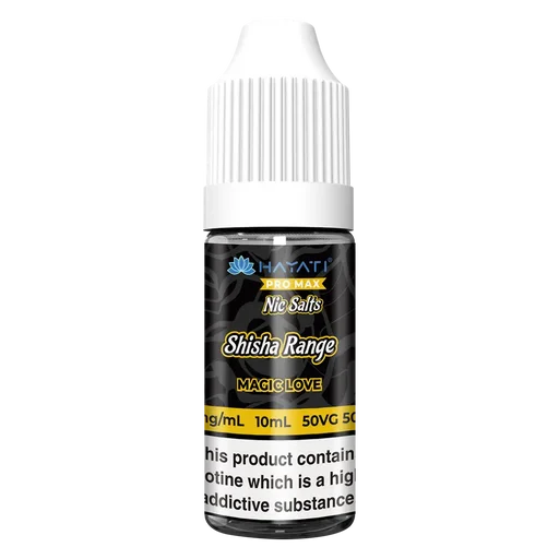 Hayati Pro Max Shisha Magic Love flavour 10ml nic salt vape juice for MTL devices