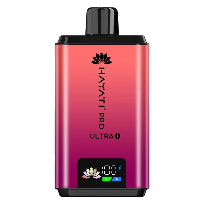 Hayati Pro Ultra Plus 25000 Prefilled Pod Kit in Straw Guava Dragon Berries flavor – high-capacity vape device with up to 25,000 puffs.