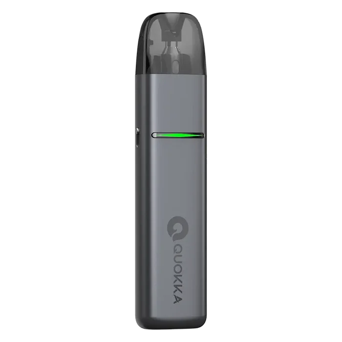 Hayati Quokka Elite Pod Kit in Opal Grey – stylish pod vape kit with 1100mAh built-in battery, 2ml refillable pods, and USB-C fast charging for smooth MTL vaping.